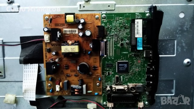 CROWN DLED 32125 FHD със счупена матрица ,17IPS11 ,17MB82S ,6870C-0438A ,VES315UNDL-01, снимка 6 - Части и Платки - 27438259