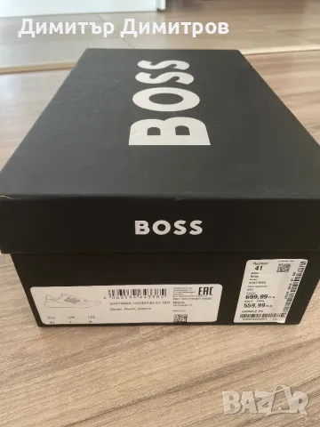 Мъжки сникърси обувки Boss, снимка 8 - Ежедневни обувки - 49329894