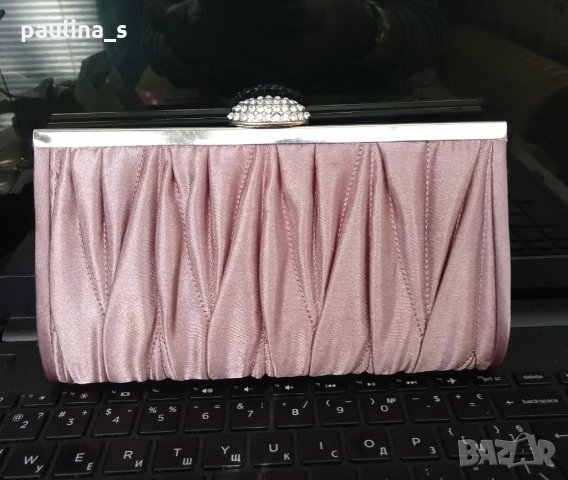 Бутик / нова чанта / клъч / пясъчна коприна "Le Lou Lou" by Cacharel , снимка 2 - Чанти - 32782518