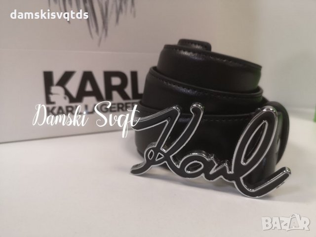 Karl Lagerfeld ест.кожа кожа нов колан реплика ААА+, снимка 6 - Колани - 22643505