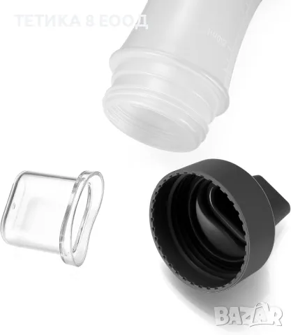 Комплект 3 бутилки за сос, дресинг, 350 мл., снимка 2 - Аксесоари за кухня - 49748343