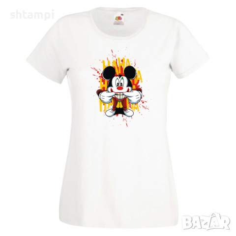 Дамска тениска Mickey Joker Batman Мини Маус,Микки Маус.Подарък,Изненада,, снимка 9 - Тениски - 36526304