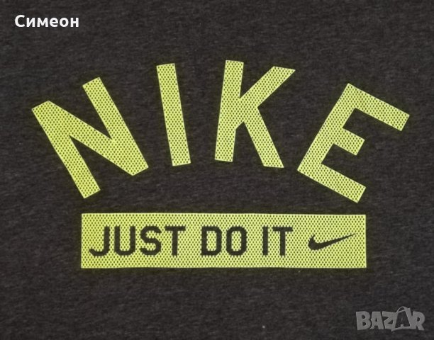 Nike DRI-FIT Just Do It оригинална тениска S Найк памук спорт фланелка, снимка 4 - Спортни дрехи, екипи - 33606107