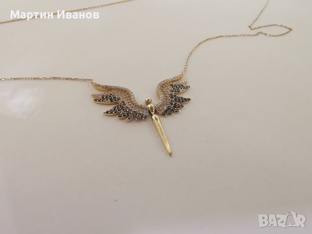 Златно колие феникс , снимка 6 - Колиета, медальони, синджири - 43488014