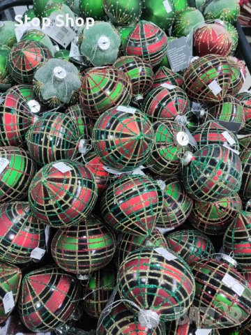 Стъклени коледни топки 