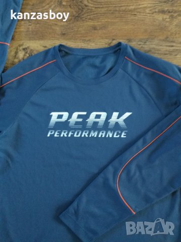 peak performance logo - страхотна мъжка блуза, снимка 6 - Спортни дрехи, екипи - 37921472