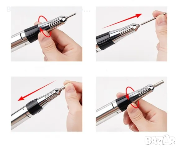 Устройство за полиране на нокти и оформяне на маникюр, снимка 5 - Продукти за маникюр - 47897077