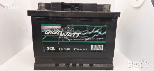 Акумултор 12V 60AH 540А Gigawatt, снимка 4 - Аксесоари и консумативи - 49351756