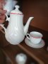 БГ сервиз за кафе с чайник, каничка за мляко и 6 чаши с чинийки, снимка 7