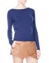 Разпродажба нова синя блузка, снимка 1 - Блузи с дълъг ръкав и пуловери - 43155410