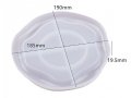 кръг кръгла подложка основа чиния поднос калъп силиконов молд форма за направа смола гипс