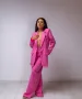 Стилен розов дамски комплект , снимка 3