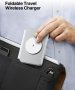 Сгъваема безжична зарядна станция, 3 в 1 съвместима с iPhone, iWatch и AirPods, снимка 6