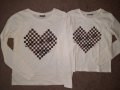 Блузки "сърце" за мама и дете , снимка 3