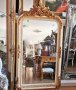 Голямо огледало "Луи XV" (бяло / златно), снимка 1 - Огледала - 39999156