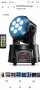 BETOPPER Moving Head DJ Lights 7 * 8W RGBW 4 в 1 LED сценични светлини [Подобрена версия -

, снимка 1
