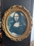 Стара картина принт Мона Лиза, снимка 1 - Картини - 44922064