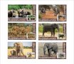 Чисти блокове Фауна Африкански Слон 2019 от Тонго