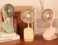 Мини вентилатор с щипка – преносимо освежаване с елегантен дизайн, снимка 6