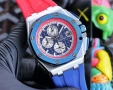 Audemars Piguet Royal Oak blue and red мъжки ръчен часовник автоматичен АП AP , снимка 1