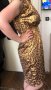 Дамска леопардова рокля с една презрамка, снимка 3
