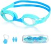 Нови Детски регулируеми очила за плуване 3-12 години с UV защита
