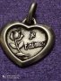 Сребърна висулка сърце , снимка 1 - Колиета, медальони, синджири - 39619154