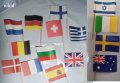 25 бр хартиени коктейлни знамена флагчета клечки Америка Канада Англия Франция Германия Австралия  , снимка 2