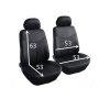 К-т тапицерия Automat, Еко кожа, За предни седалкки, Черен, снимка 3
