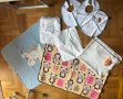 Бебешки одеалца, възглавница, калъфка, лигавници, дрешки , снимка 1 - Комплекти за бебе - 27465563