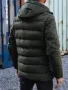 Мъжко зимно ватирано яке с качулка, 3цвята , снимка 12
