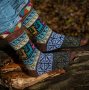  Перуански чорапи модел Уанкавелика различни цветове 