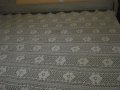 Покривка плетена на една кука, снимка 1 - Покривки за легло - 32551273