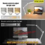 Настолна LED лампа с чупещо рамо за бюро - КОД 4440, снимка 7