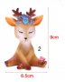 Голяма сърна сърнича пластмасова фигурка за украса торта и др, снимка 4
