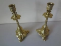 Комплект от 2 бр. бронзови свещника, снимка 9