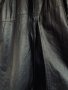 Дълъг черен кожен тренчкот,тренд, снимка 11
