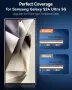 ivoler 2 бр. протектор от закалено стъкло за екран за Samsung Galaxy S24 Ultra 6.8" 5G 2024, снимка 4