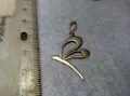 НЕЖЕН ФИГУРАЛЕН СРЕБЪРЕН МЕДАЛЬОН ПЕПЕРУДА АРТ ПЕНДАНТ СРЕБРО 925 ПРОБА 43075, снимка 8