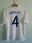England #4 Gerrard Umbro 2011 оригинална тениска фланелка Англия Джерард размер М, снимка 1