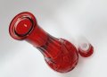 Гарафа червено стъкло, декантер(13.2), снимка 6