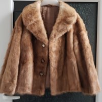 Дамско палто естествен косъм Л-ХЛ, снимка 9 - Палта, манта - 43798145