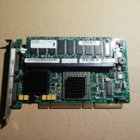 LSI LOGIC PCBX518-B1 MegaRaid 2 Channel 128MB PCI-X SCSI Raid Controller Card, снимка 1 - Други - 34617644