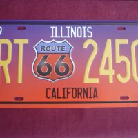 метална табела Route 66, снимка 1 - Колекции - 37727206