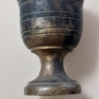 Много стара бронзова чашка, снимка 4 - Антикварни и старинни предмети - 40373525