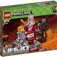 Употребявано Lego Minecraft - Битка в Ада (21139), снимка 1 - Конструктори - 40006013