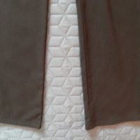 Кафяв дамски панталон с висока талия М, снимка 2 - Панталони - 26644635