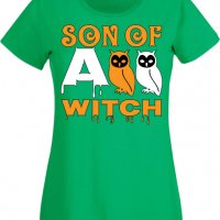 Дамска тениска Son Of A Witch 1,Halloween,Хелоуин,Празник,Забавление,Изненада,Обичаи,, снимка 7 - Тениски - 38138252