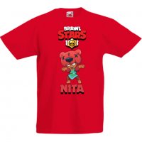 Детска тениска Nita Brawl Stars, снимка 1 - Детски тениски и потници - 32921460