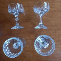 Четири красиви Кристални чаши за ракия, снимка 1 - Чаши - 40515484